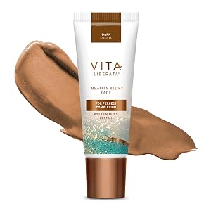 Vita Liberata Beauty Blur Face - Dark BB Cream Hydrating Skin Finish Radiant Glow Flawless Complexion 1 01