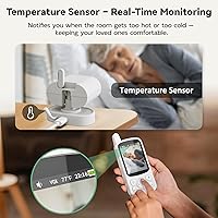 Vista 8 de Monitor de ancianos con cámara y audio, monitores de sala de conversación de 2 vías para ancianos, botón de llamada, recordatorio de medición