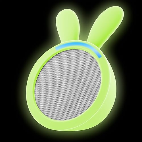 LEFXMOPHY Funda compatible con Pop Versión 2023 (1. generación) Funda de silicona verde brillante con bonito conejo