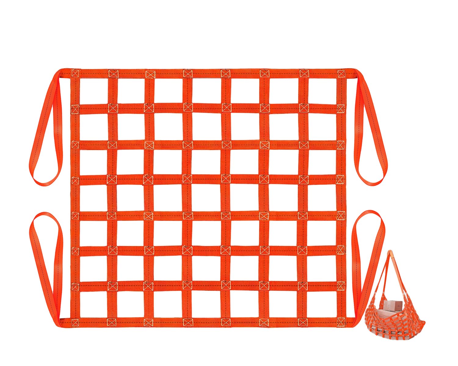 Déplacez vos objets lourds sans risque avec ce filet de levage en nylon - 8