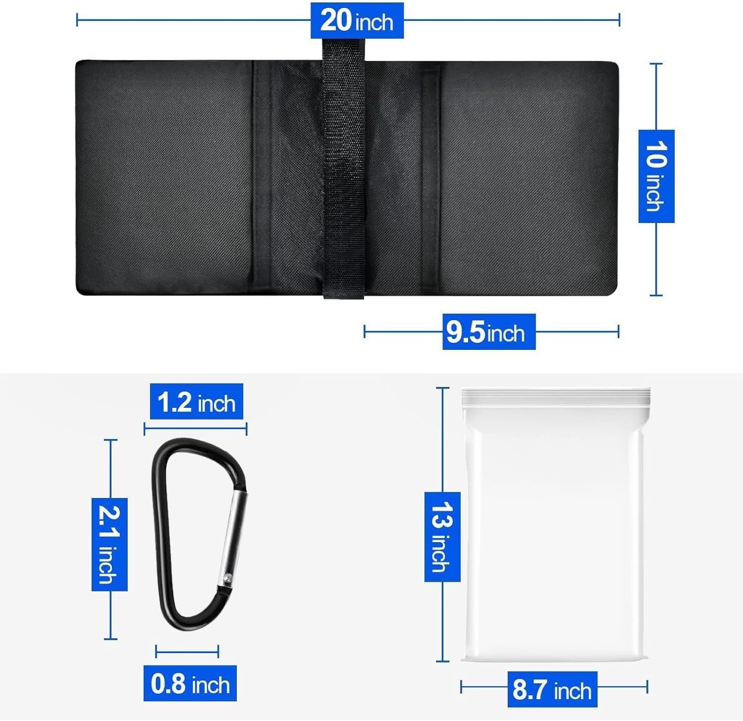 EMART Heavy Duty Sandbag Photo Studio Weight Bag Saddlebag Design for Photography Light Stand Tripod, Outdoor Patio, Sports, Pop up Tent, Umbrella Base, Camping, Fishing Chair -4 Packs Set(Black)