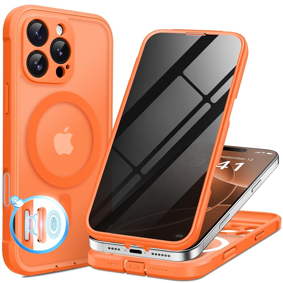 BERFY for iPhone 16 Pro Max Case, Fit for MagSafe