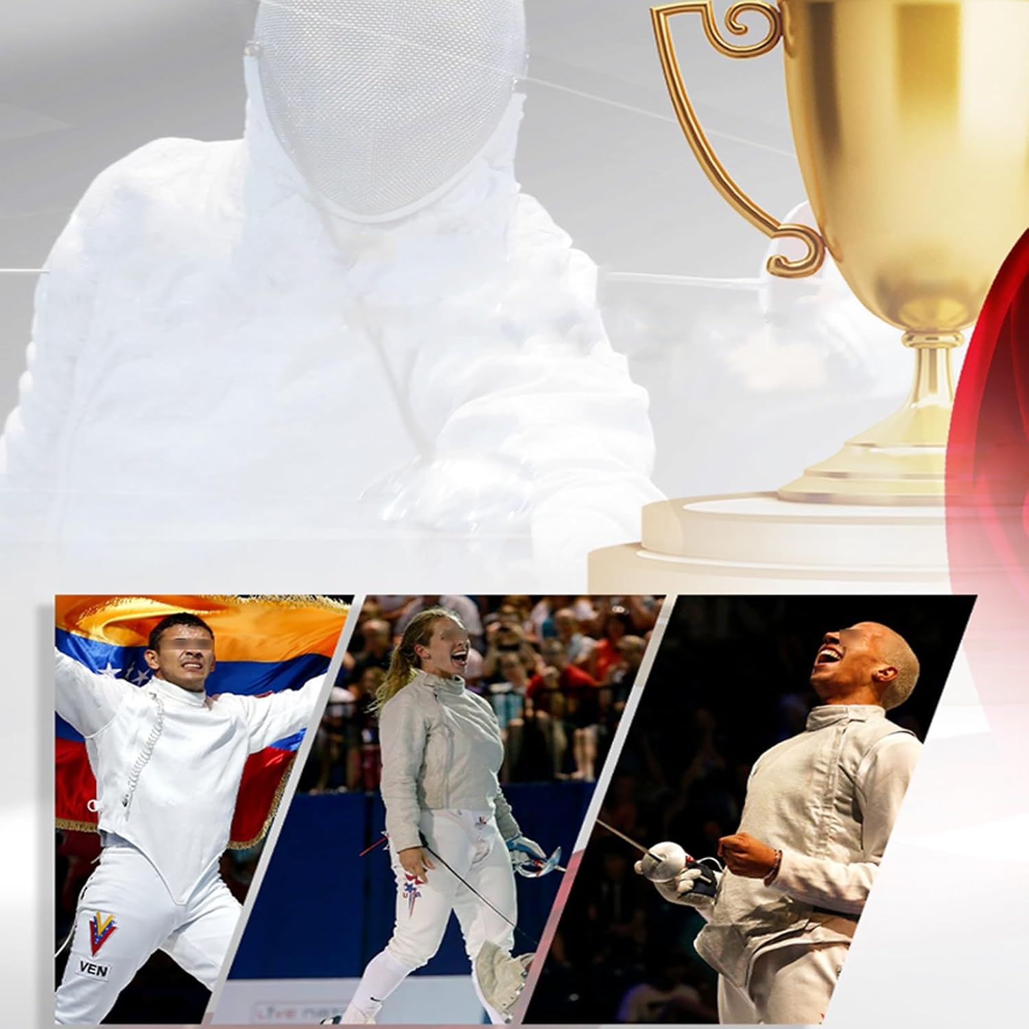Fencing Training Suit, Fencing Uniform Suit, 350N Anti-stab Fencing Training Suit, Fencing Gear, Right Hand
