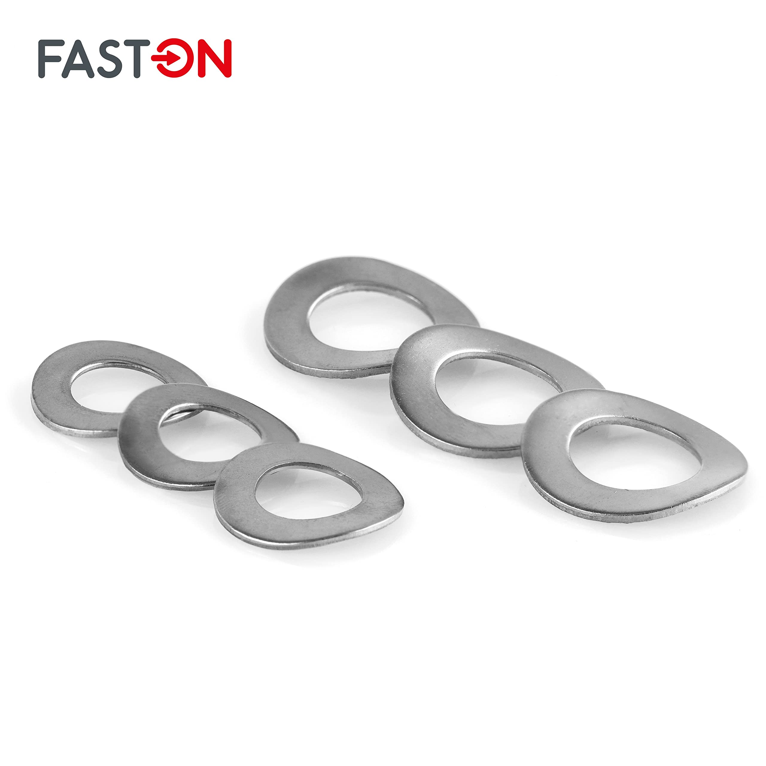 FASTON® Federringe M14 Edelstahl A2 V2A (500 Stück) DIN 137 gewellt Form B Sprengringe Wellscheiben Federscheiben Unterlegscheiben Beilagscheiben Federring