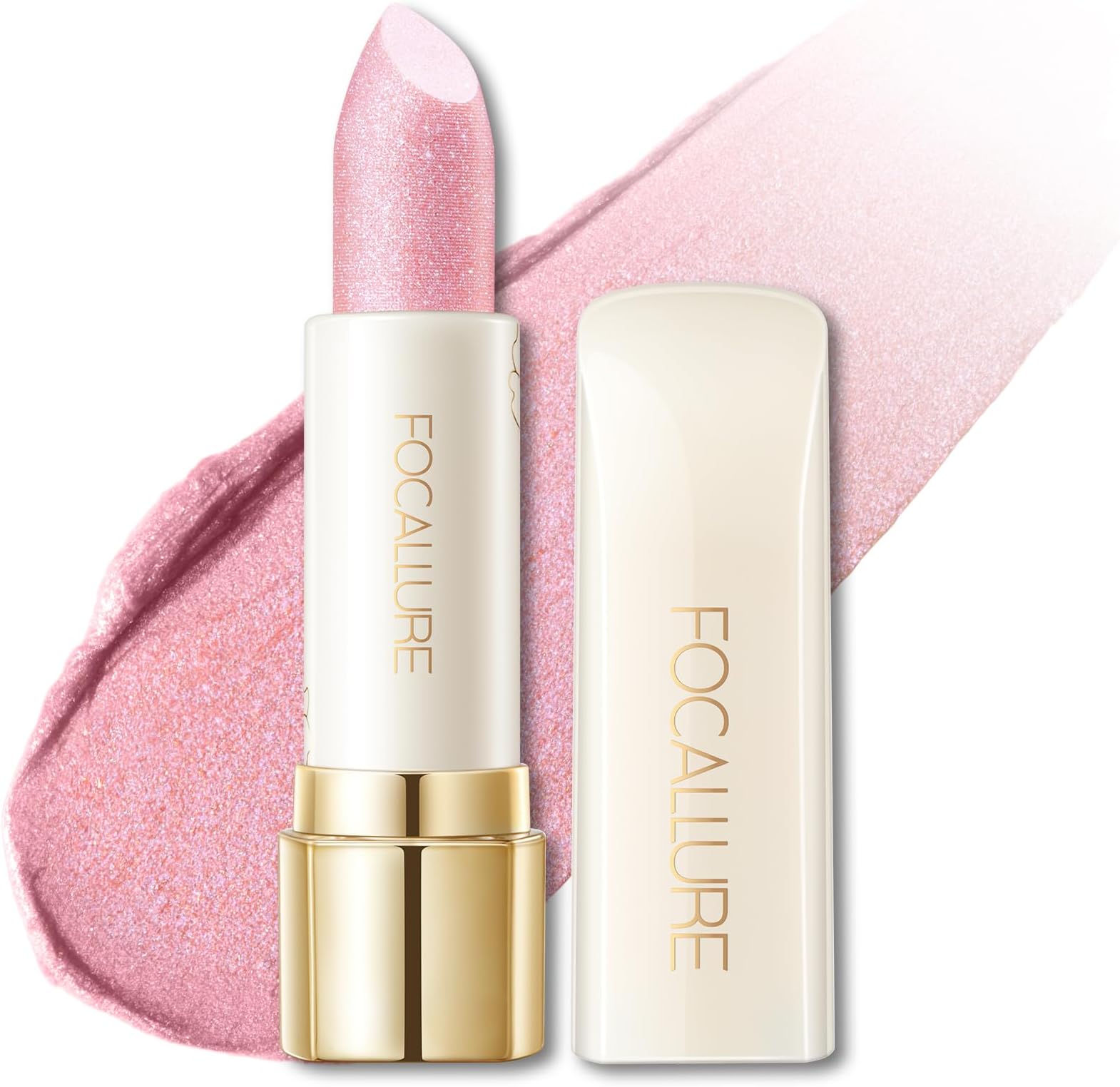 Moisturizing Shiny Lipstick,Pearl Shimmery Finish,Hydrating Tinted Lip Balm with Creamy Texture,Long Lasting High Pigmented Lip Stain,Sour Sugar