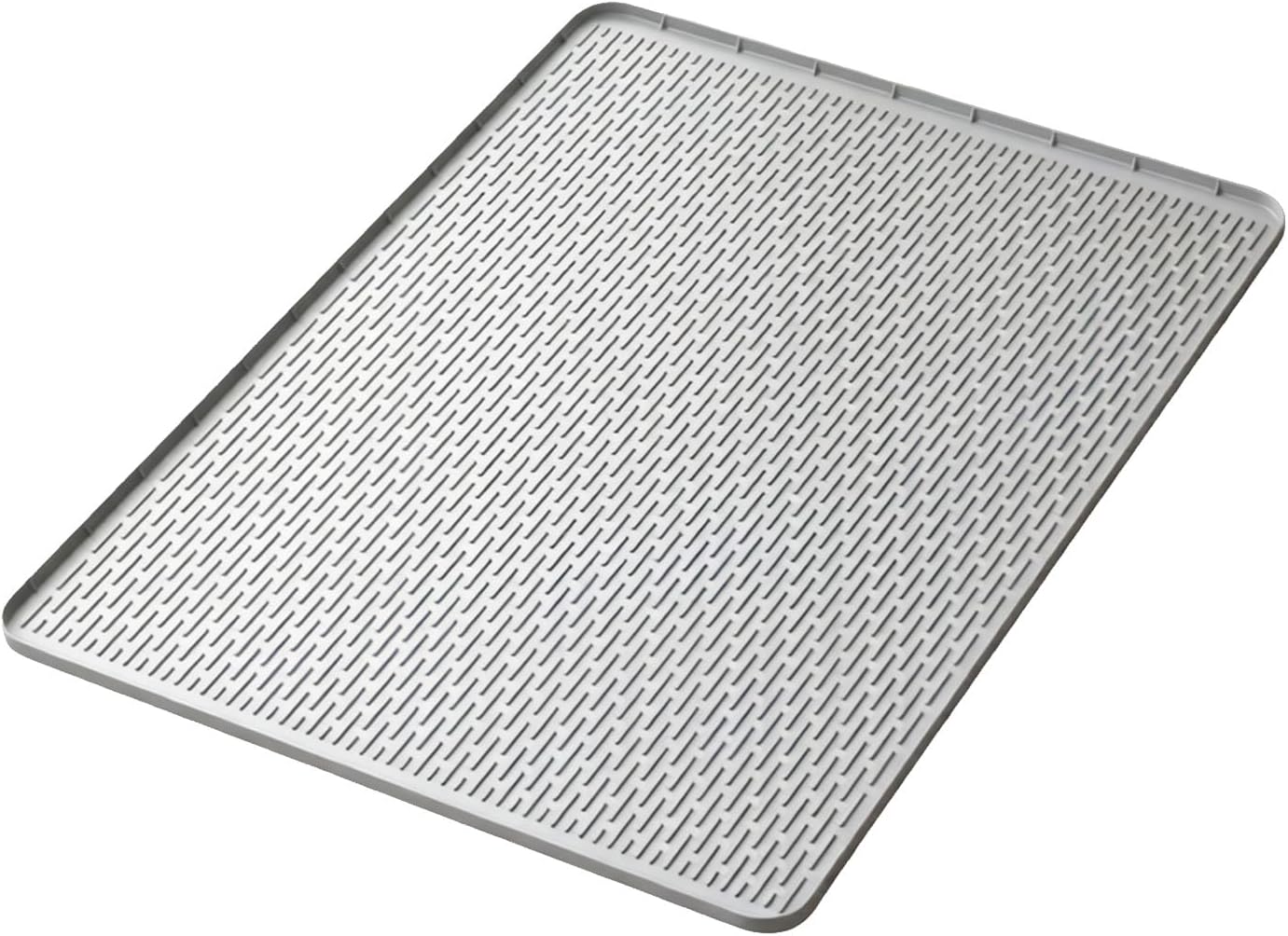 Silicone Pet (39.8"x27.8") Feeding Mat, Waterproof Dog Bowl Mat for Floors, Non-Slip Tray for Cat Food and Water, Easy-Clean Placemat for Indoor Pets