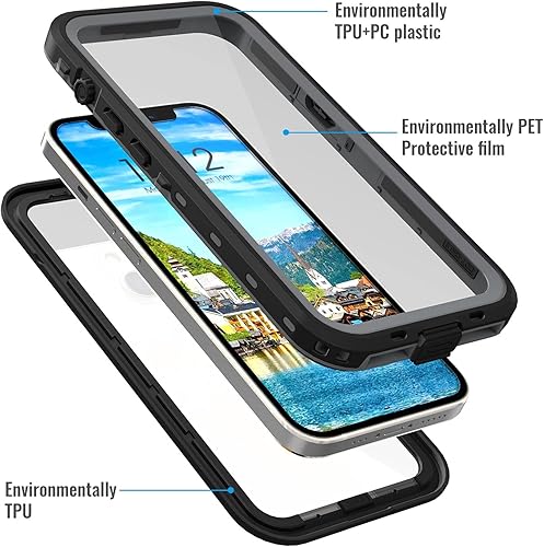 Miniatura 26 de Funda impermeable para iPhone 13 Pro Max compatible con MagSafe de 6.7 pulgadas 2021 Mag, imán magnético seguro para iPhone 13 Pro Max, a prueba