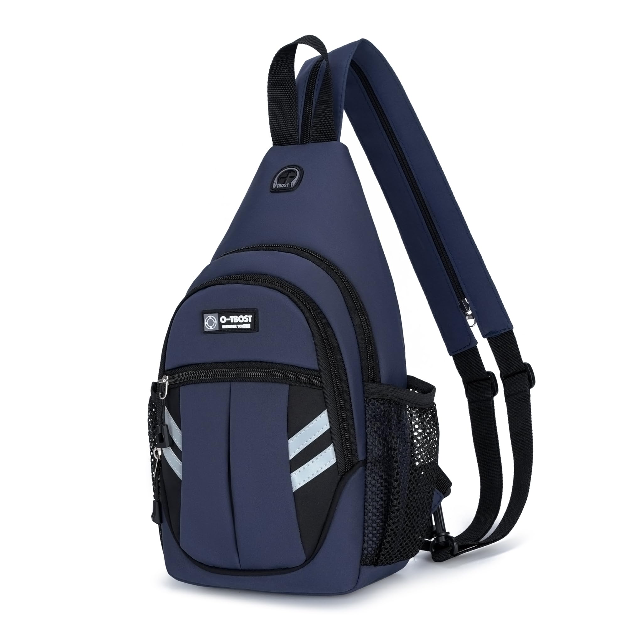 HASENWY Sling Bag for Women Anti Theft Crossbody Bags with Reflective Strips Hiking Daypack Waterproof Chest Bag for Men Small Backpack for Spring