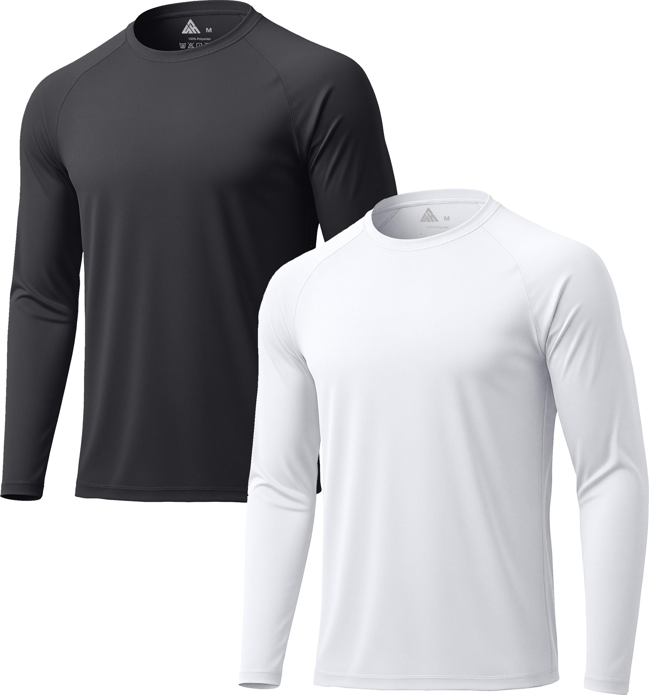 ZITY Long Sleeve Shirts for Men UPF 50+ Moisture Wicking Workout