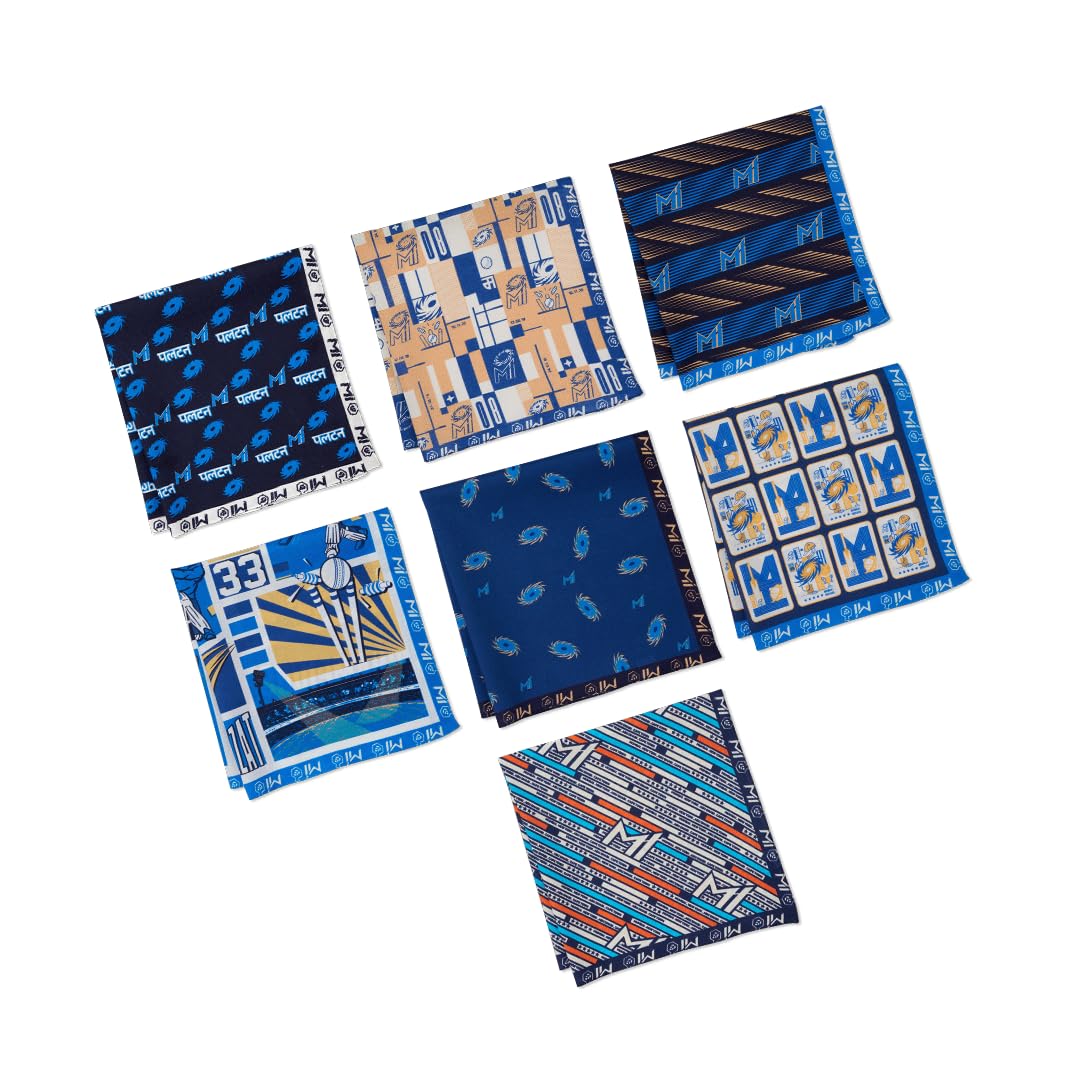 x MI Unisex Hankies | 100% cotton | Pack of 07 | Match Day Mood-image-12