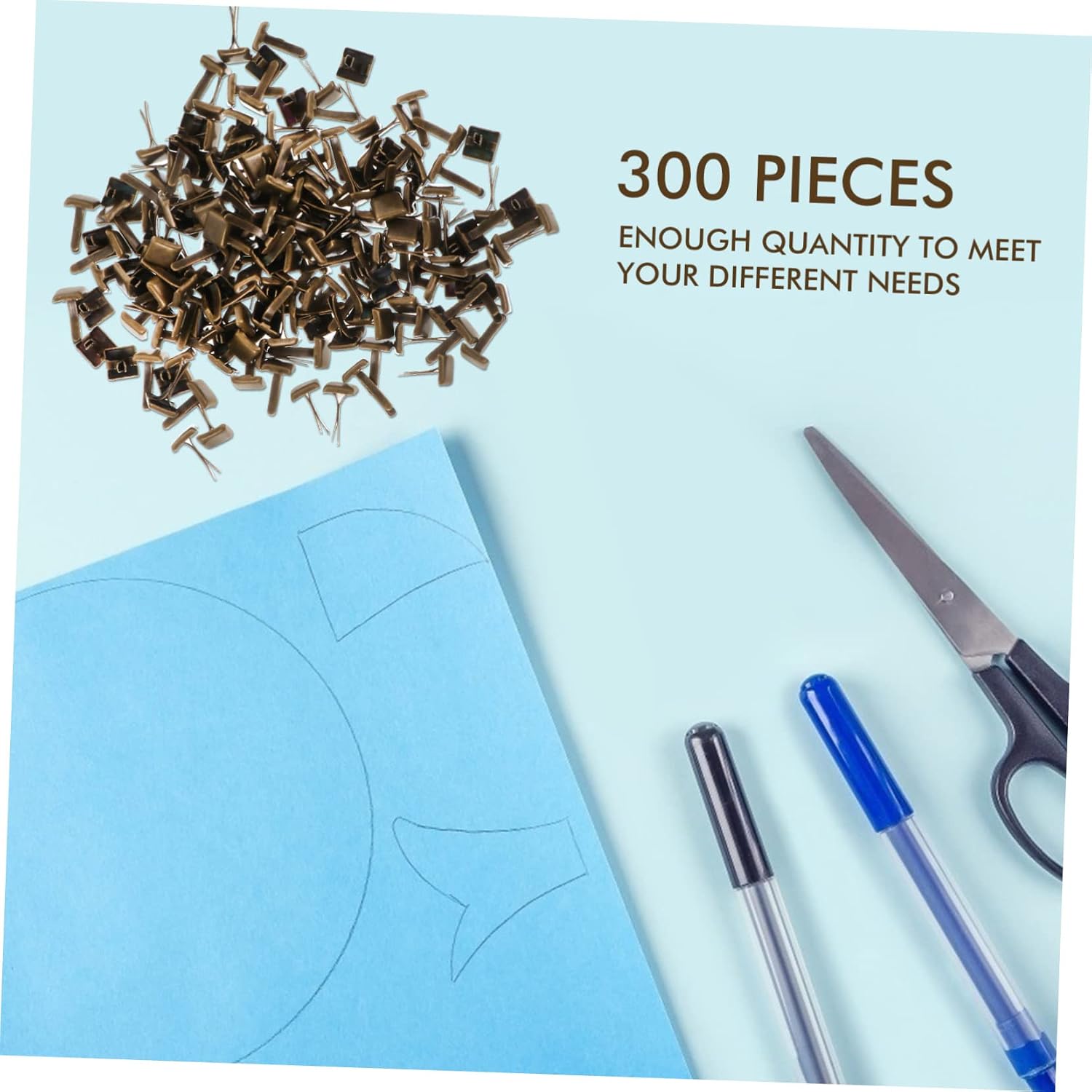 Beatifufu DIY Materials 300pcs Cone Spike and Studs Rivets Decorative Nails Simple Design