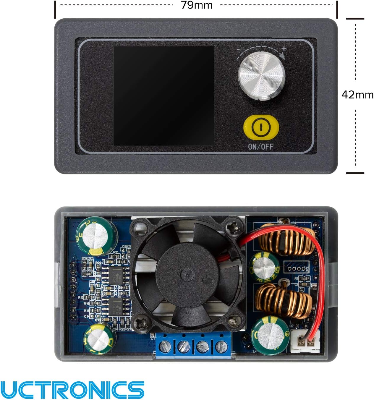 Nеw Prоduсt UCTRONICS DC 9V 12V 24V 36V 5A Variable Voltage Power Supply 6-36V to 0.6-36V Adjustable Buck Boost Converter, Portable Bench Constant Voltage Current Stabilized Regulator Module