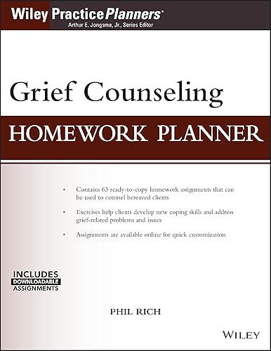 Grief Counseling Homework Planner, (with Download) (PracticePlanners)