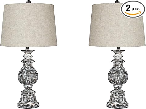 Signature Design By Ashley Macawi Farmhouse Table Lamp Set Of 2 257 88 Antique Brown Amazon Com Signature Design By Ashley Macawi Farmhouse Table Lamp Set Of 2 257 88 Antique Brown Amazon Com