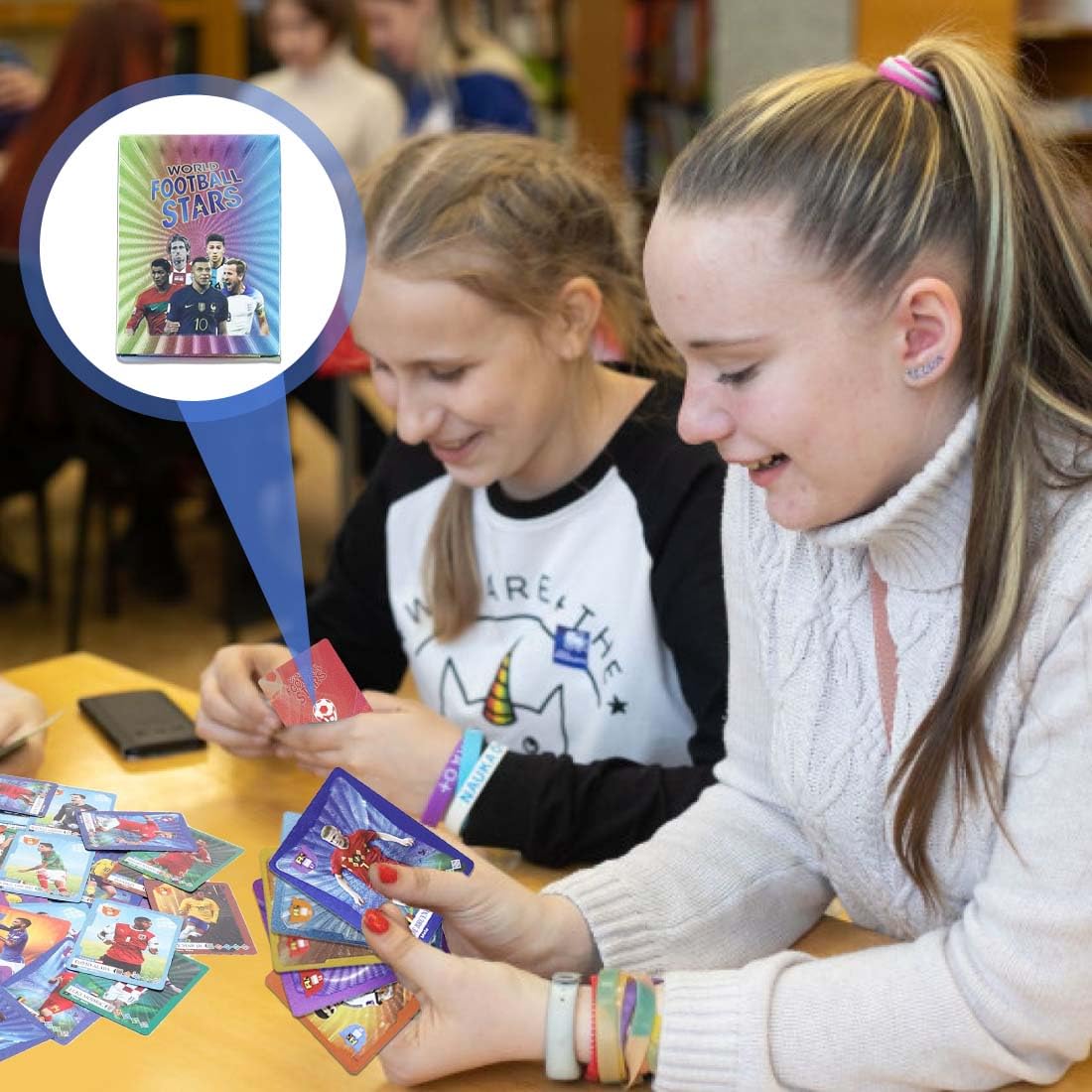 Cartes de Football Champions 2024/2025 - 55 Cartes à Collectionner pour Les Fans Enfants Adolescents Adultes - Convient pour Les Fans de Football