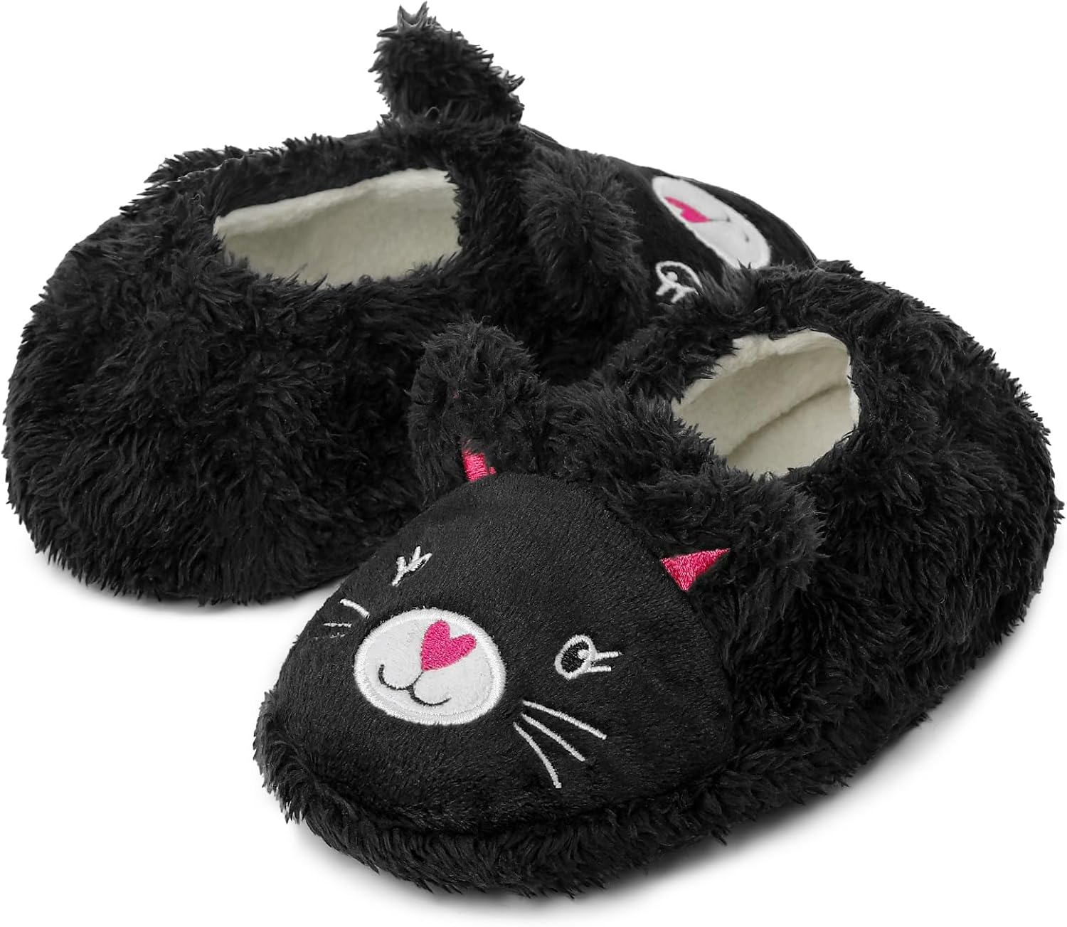 KAKU NANU Toddler Kids Slippers Cute Animal Cartoon Shoes Girls Boys Warm Fleece Winter Household Slippers - Image 4