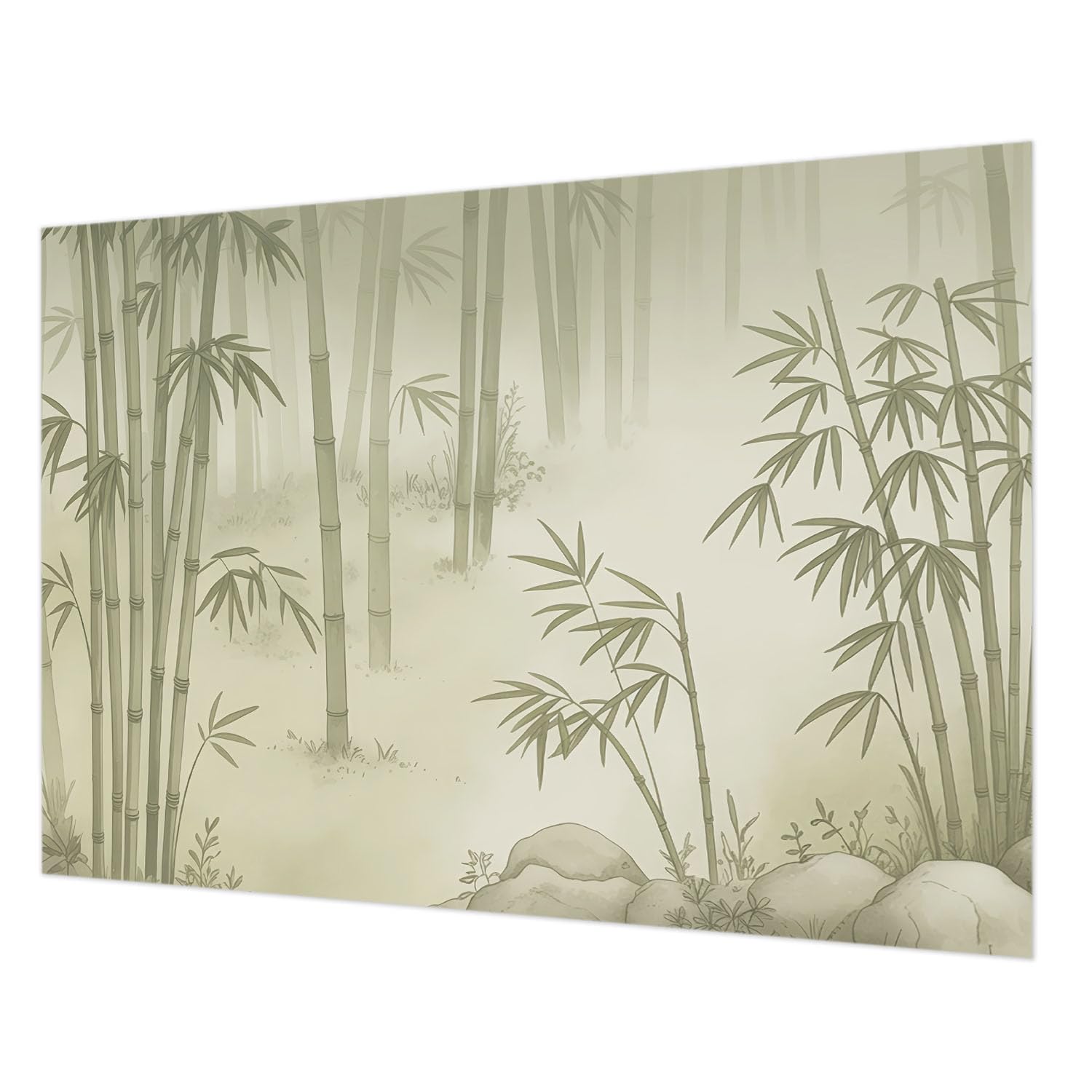 Papier peint panoramique 312x219 cm Tulup paysage paisible intissé lavable avec colle incluse