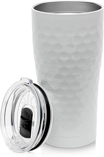 Seriously Ice Cold SIC - Vaso de viaje de acero inoxidable 188 con aislamiento al vacío de doble pared de 20 onzas, con recubrimiento en polvo con