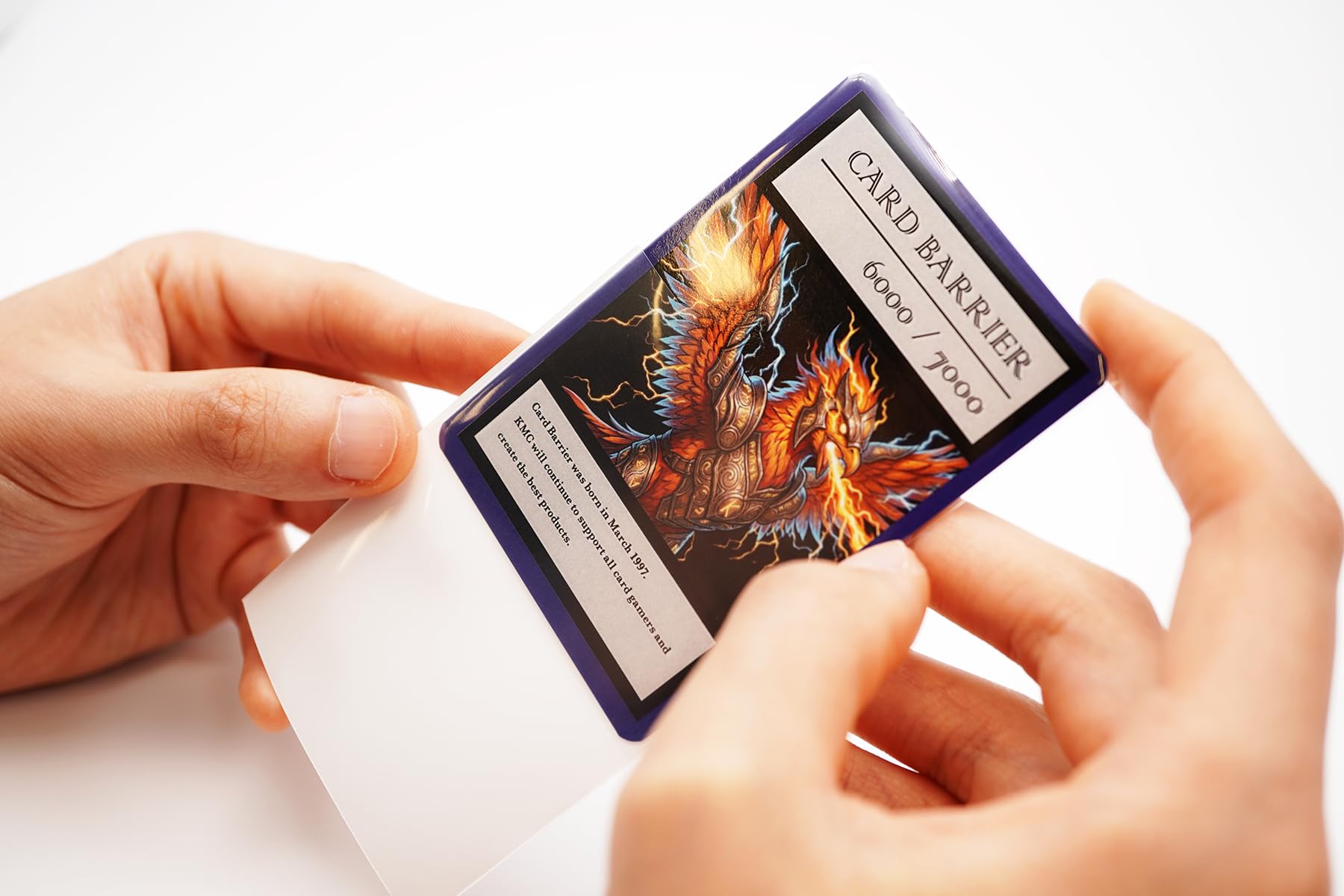 Amazon | KMC カードバリアー ハイパーマット ミニ ホワイト 60枚入り