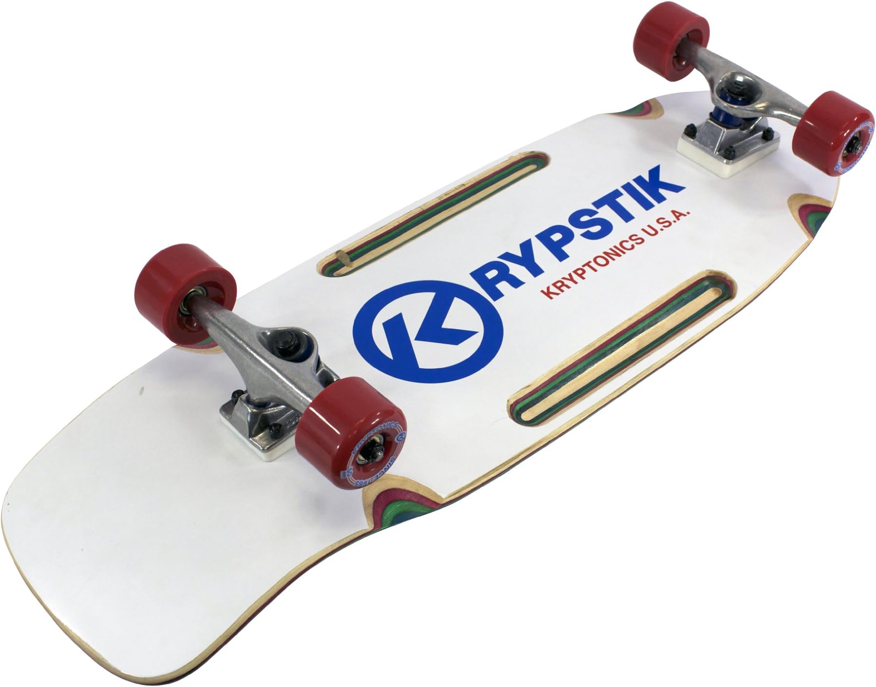 Kryptonics Krypstik Retro Complete Skateboard, 29.75 x 10-Inch