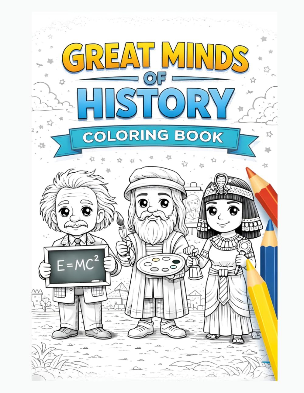 Great Minds of History: Coloring & Learning Book for Kids – Discover Famous Historical Figures Through Fun and Education (Memories of the Past)