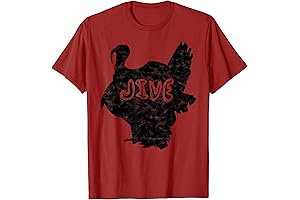Retro Vintage Jive Turkey T-shirt for a Bountiful Thanksgiving