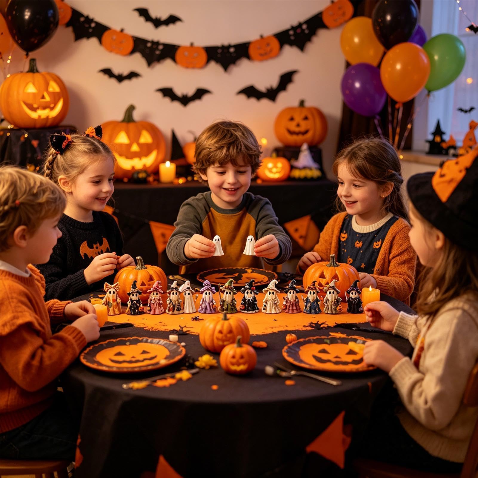 Calendario del conto alla rovescia di Halloween, 2026, 24 giorni, fantasma