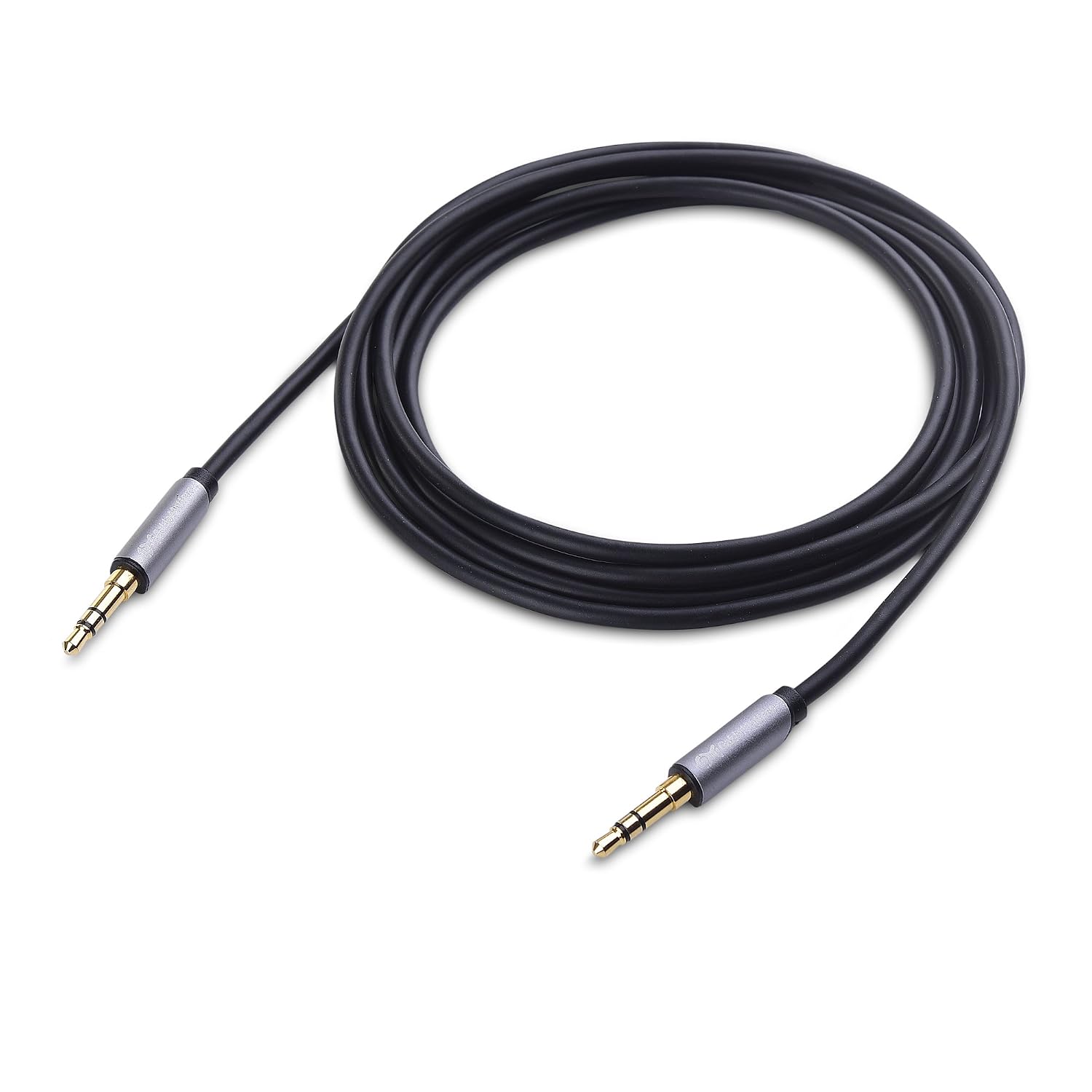 Cable Matters 2-Pack 3.5mm Aux Cable (Headphone Cable, Stereo Cable) in Black 6 Feet