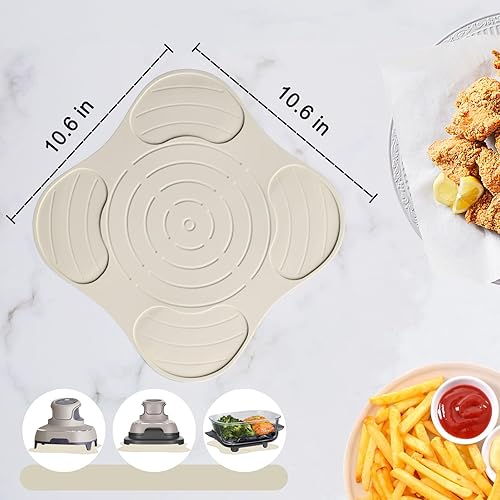 Miniatura 2 de Salvamanteles para freidora de aire de silicona para Ninja Crispi, almohadillas calientes para accesorios de freidora de aire Ninja Crispi,