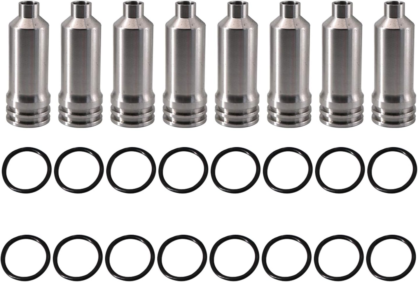 KIPA Injector Sleeve Cup O-Rings Kit for Chevy 2500 3500 6.6L LB7 Duramax 2001-2004 Stainless Durable # 904-120