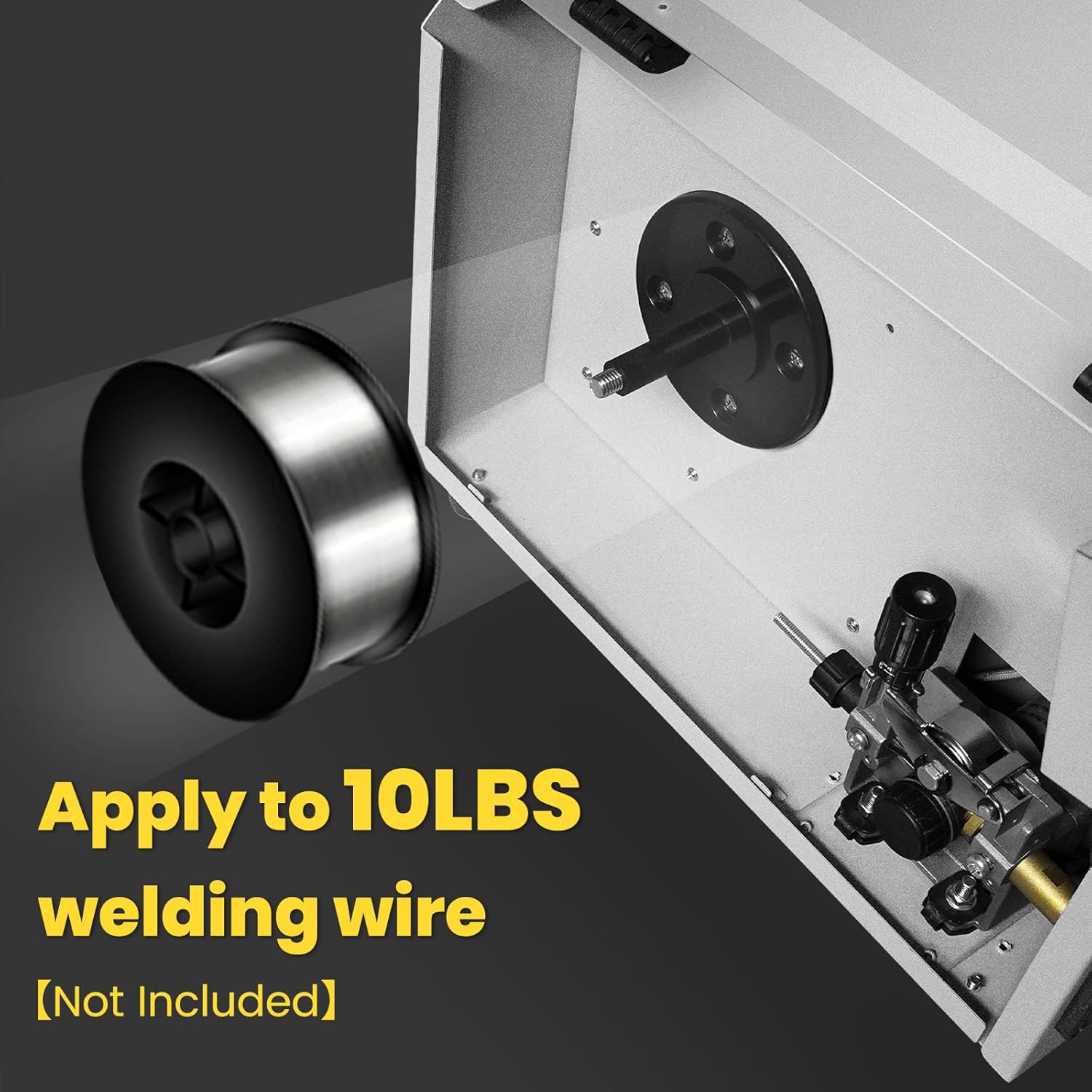 Installation of 10LBS welding wire spool