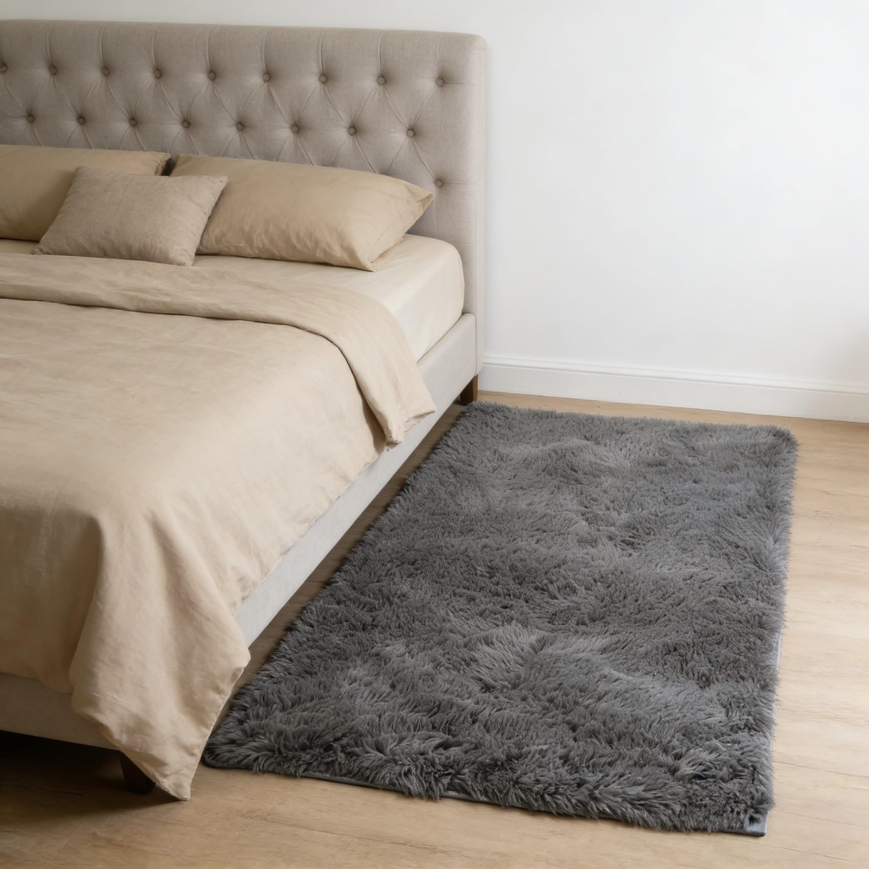 Tapis de salon antidérapant et doux grand tapis de chambre lavable et moderne