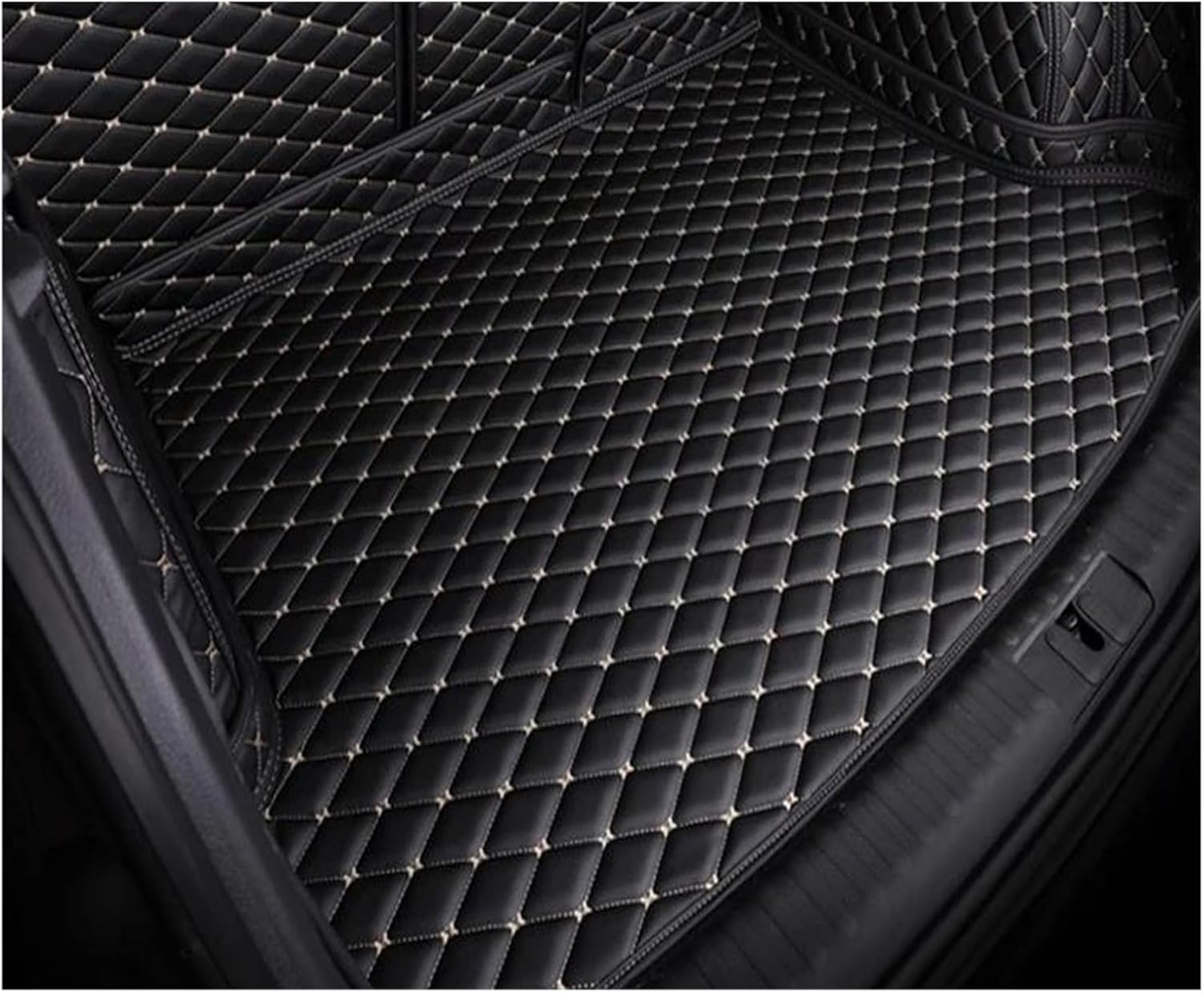 for Mercedes for Benz GLC Class X253 SUV 2016-2022 Car Floor Mats Trunk Mat Foot Pads Carpet(Coffee Trunk)