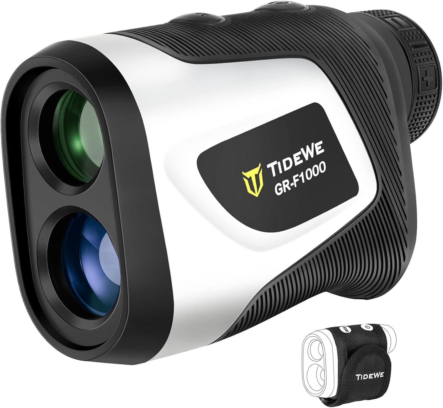 TIDEWE Golf Rangefinder with Slope,Golf Range Finder Magnetic Holder,700Y Flag Pole Locking Multi Functional Laser Rangefinder with Rechargeable Battery for Golfing & Hunting (White) : Sports & Outdoors