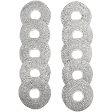 10-Pack Microfiber Mop Cloths Replacement for Xiaomi for MIJIA 5 Pro OV21CN Robot Vacuum, Sturdy Cleaning Pads for Pet Hair