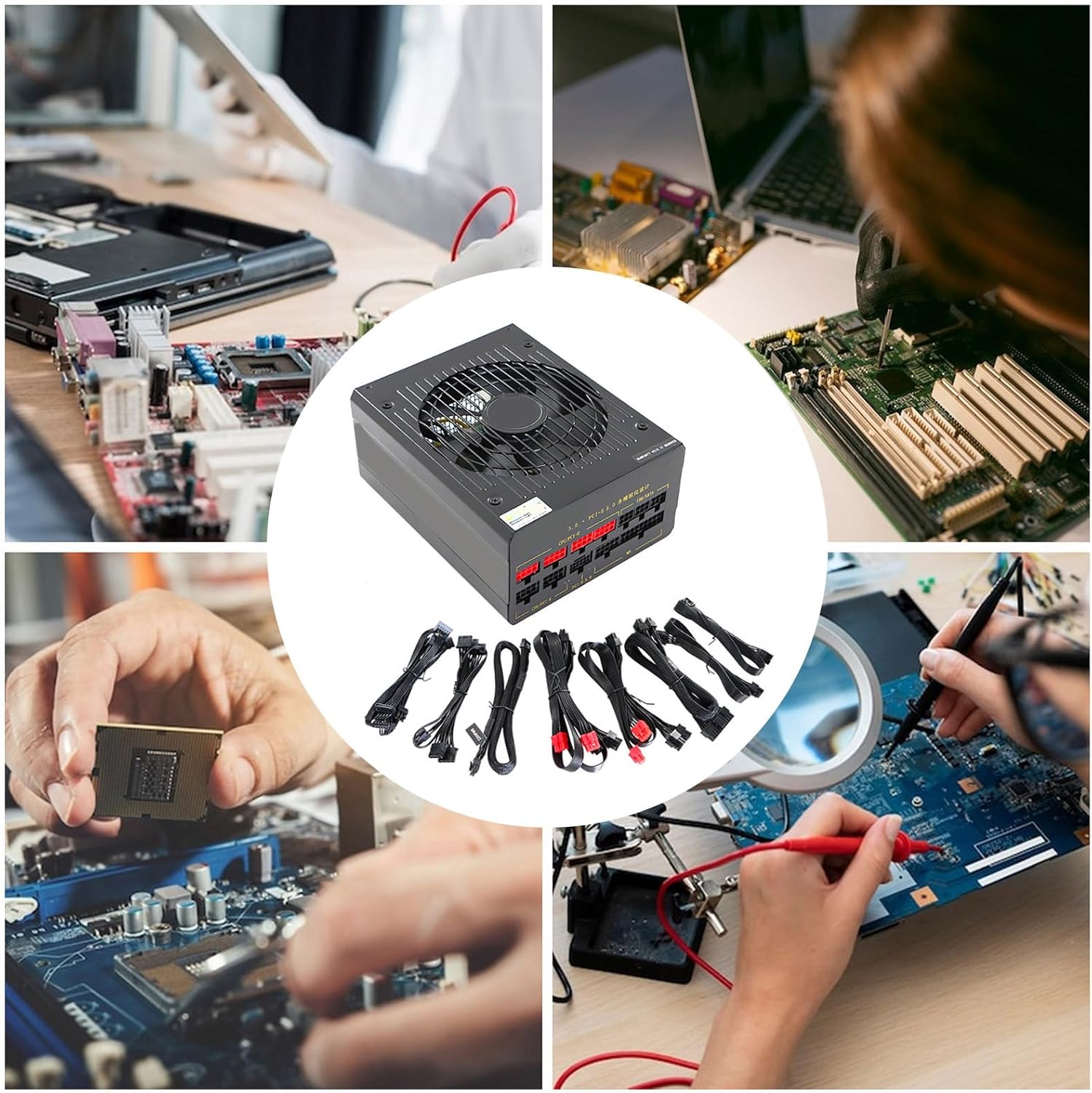 1250W PC電源ユニットデスクトップコンピューター4090T1/4080TIビデオゲームコンピューターCPU電源