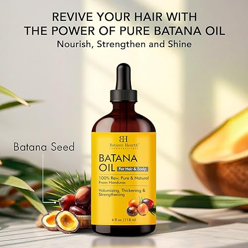 Miniatura 5 de Botanic Hearth Aceite de batana 100% puro para el crecimiento del cabello  Infundido con aceite de Batana Kemel  Aceite para el cabello repara el