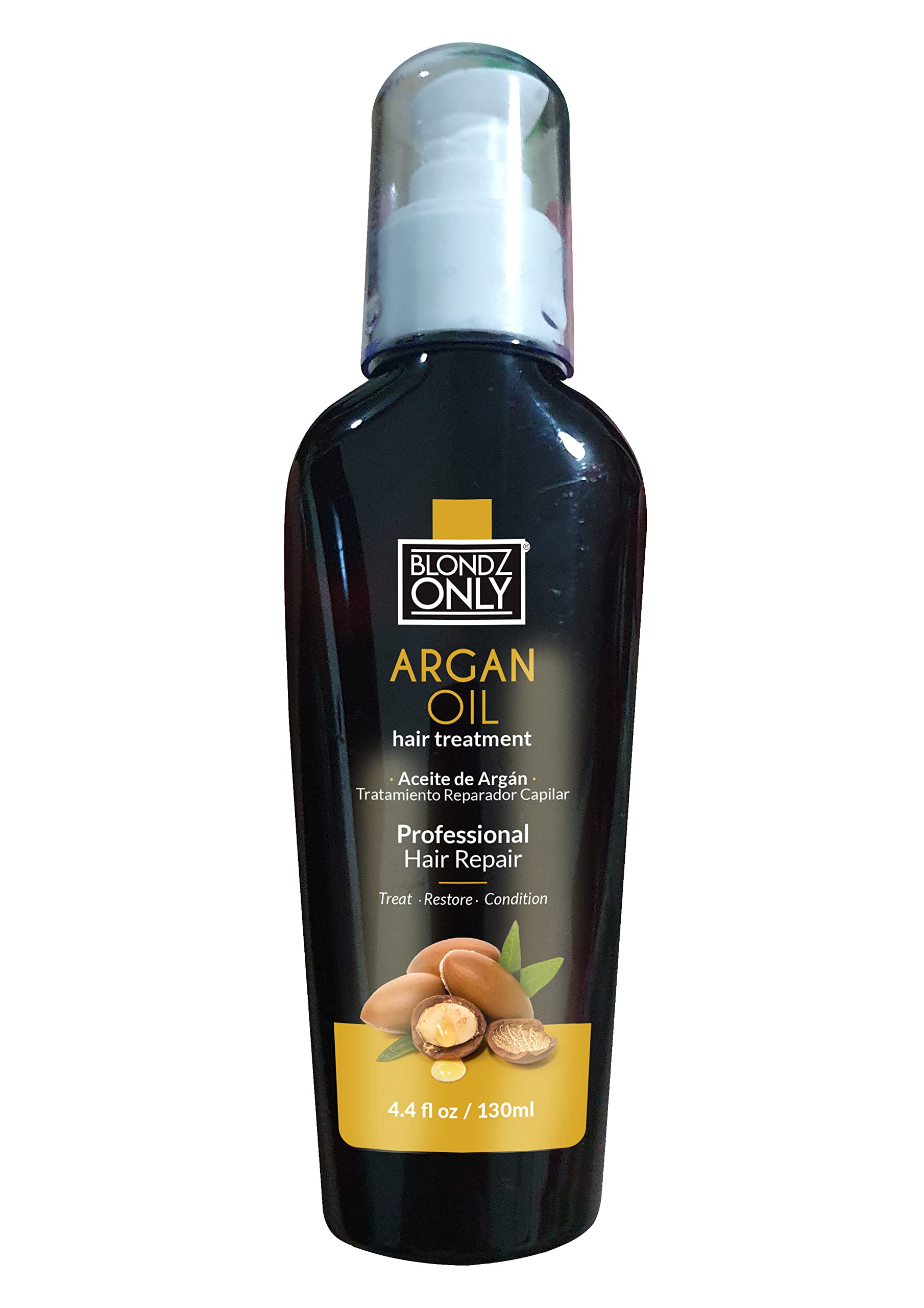 Argan Oil Hair Elixir | Deep Nourishing Hair Oil | Smooths Frizz & Adds Shine | Lightweight Formula | 4.4 Fl. Oz (130 ml)