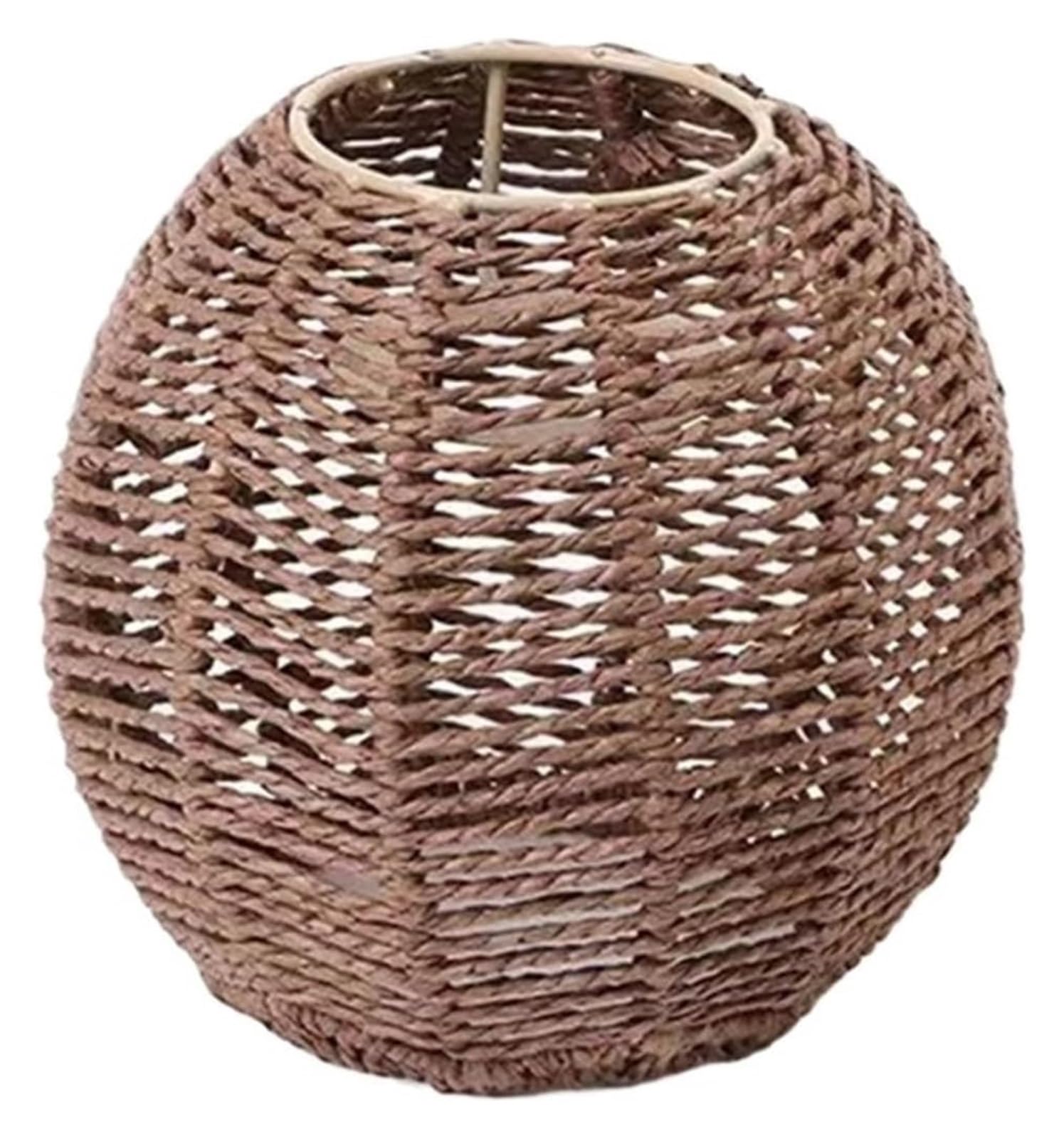 Lampshade， Geometric Shade Light Hanging Cover Handwoven Lampshade Fixture Bedroom ﻿(04)