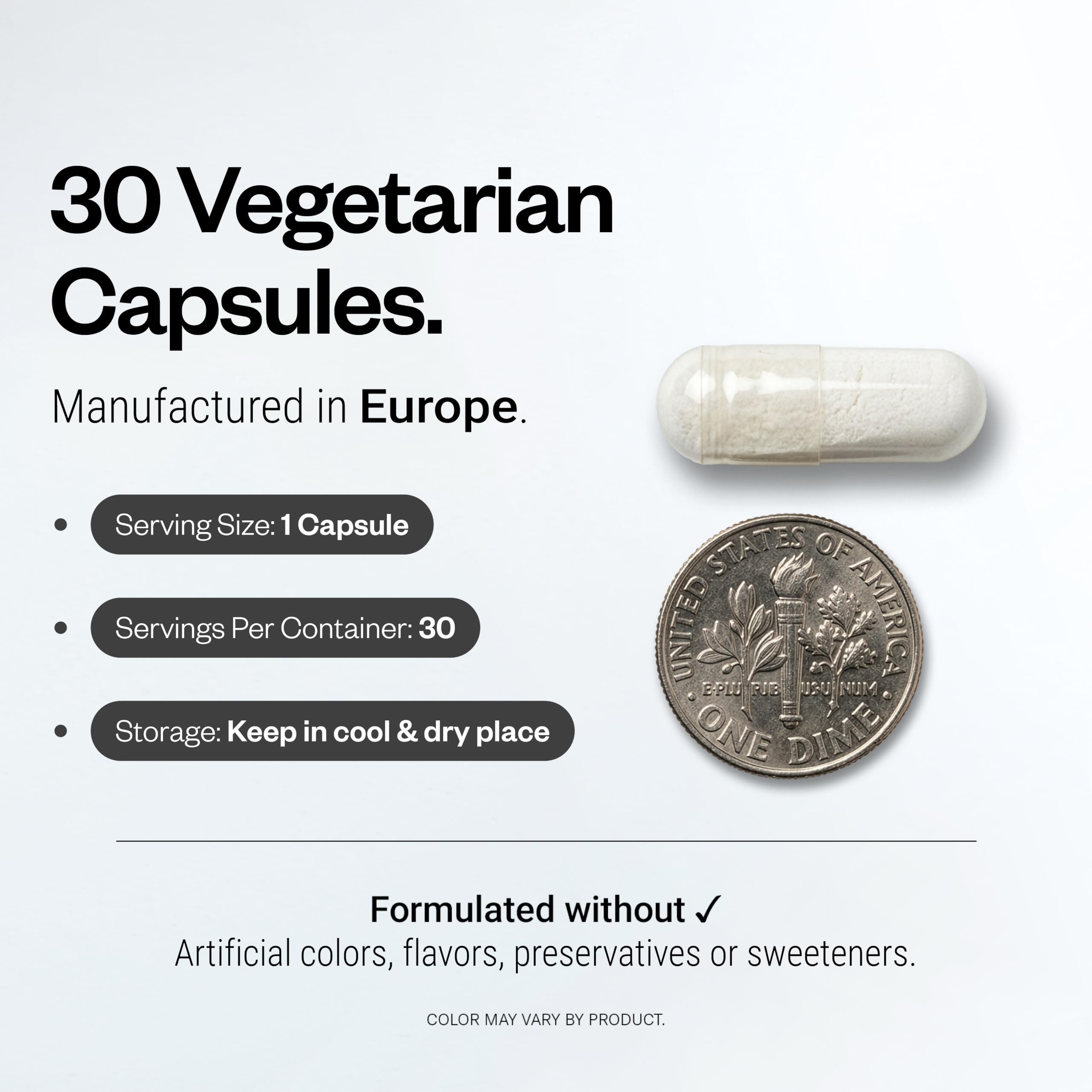 SuperSmart - Eye Pressure Control (Patented Ingredients) - with Mirtoselect Bilberry Extract & Pycnogenol Pine Bark Extract - Eyes Supplement | Non-GMO & Gluten Free - 30 Vegetarian Capsules — Amazon image 7