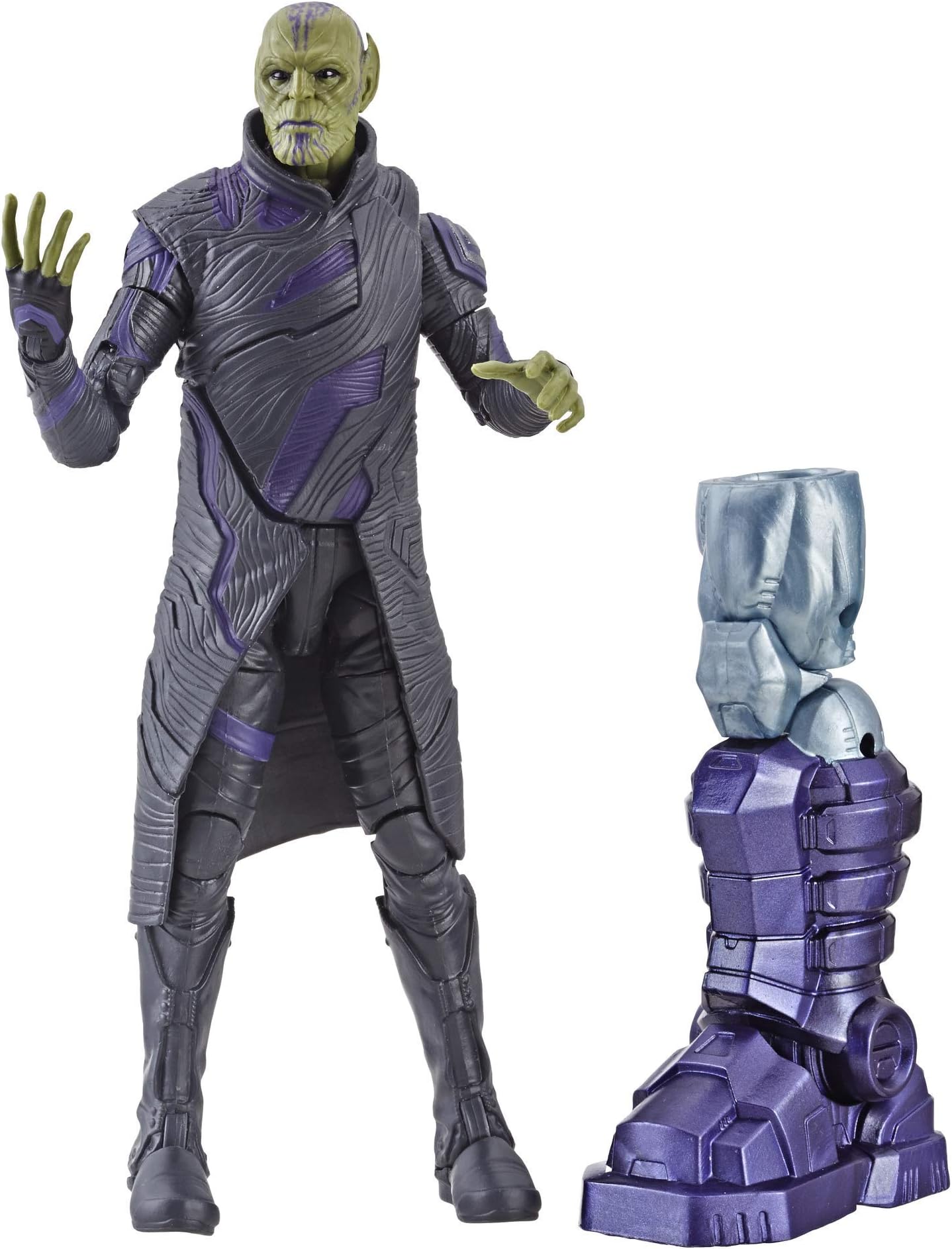 Marvel Captain Marvel 6-inch Legends Talos Skrull Figure for Collectors, Kids, and Fans