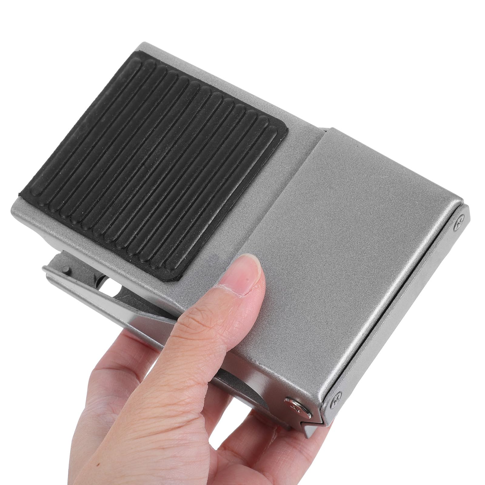Luxshiny Fußpedalventil Pneumatisches Fußpedal Luftventil für Fußbetätigung Geeignet für Industrielle Maschinen und Zylindersteuerung