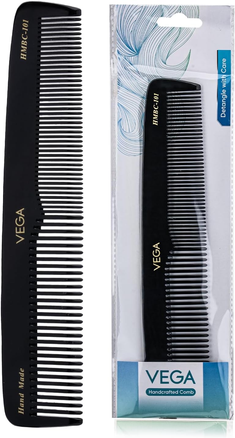 Graduated Dressing Comb, 9-inch, Black