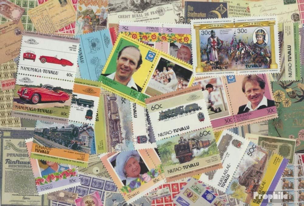 Prophila Collection Tuvalu 25 Various Stamps (Stamps for Collectors)