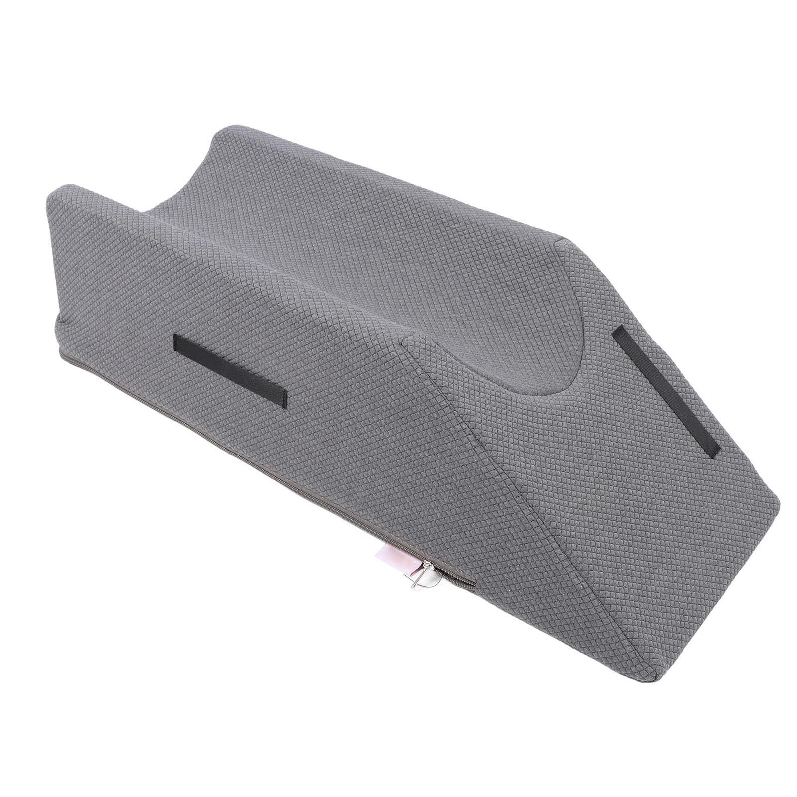 Almohada para Elevación de Piernas, Cuña de Soporte Ergonómica para Comodidad Posquirúrgica y de Recuperación, Espuma Viscoelástica Suave de 28 X 11 X 7,9 Pulgadas con Funda Extraíble