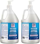 X3 Clean Germ Attack Hand Sanitizer – Alcohol Free and Fragrance Free, Moisturizing - Economy Refill Jug with Foaming Pump – 3.8 L Size (2 Pack)