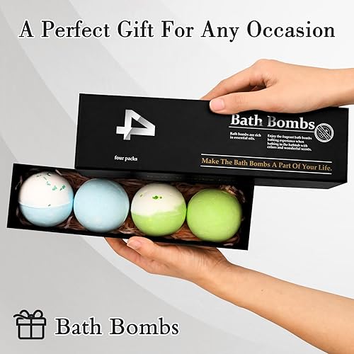 Miniatura 4 de 4 bombas de baño para hombres, bomba de baño grande hecha a mano para baño de burbujas y spa, bombas de baño de aceite esencial orgánico