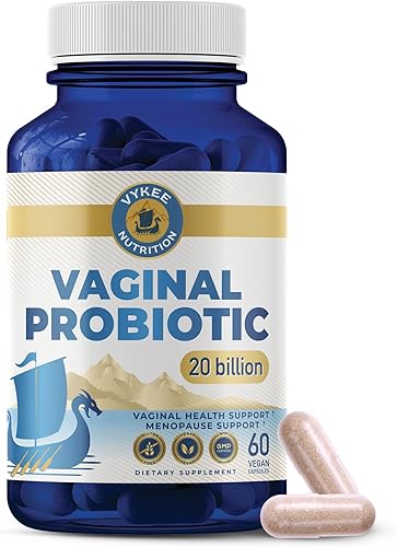Vykee Nutrition Probiótico vaginal para mujer – 20B UFC + arándano y D-manosa | Equilibrio urinario y pH, salud femenina y apoyo inmunológico |