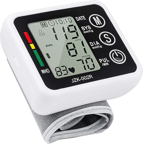 Tensiomètre de poignet automatique et moniteur de pouls et de ba 