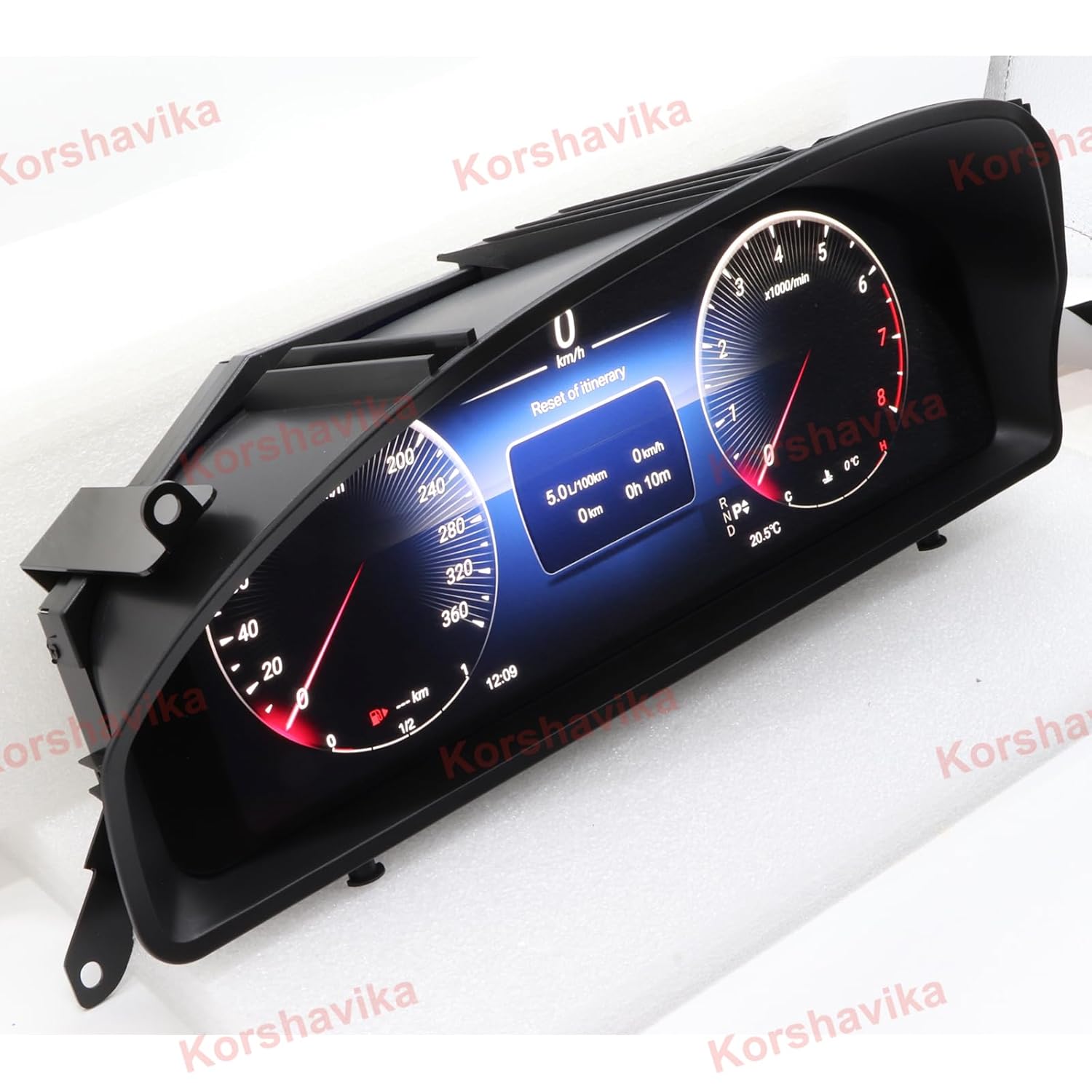 LCD Digital Cluster for Mercedes Benz C Class W204 2008-2011, Virtual Cockpit Car Dashboard Speedometer Gauge Instrument Panel